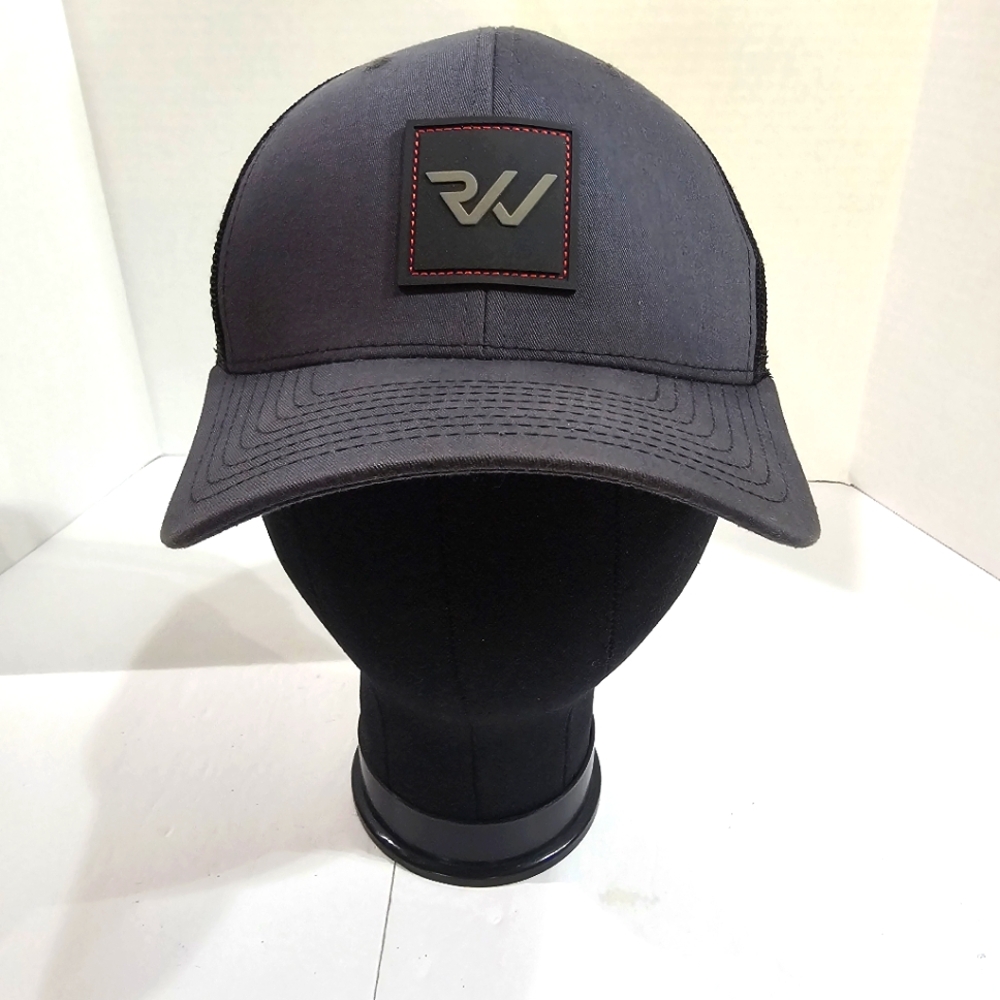 RW Logo Snapback Trucker Hat Gray One Size Adjustable Patch 6 Panel Hoyt Archery